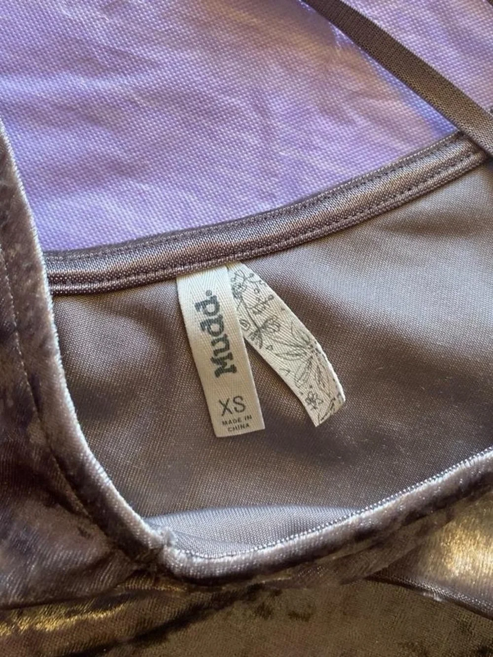 Velvet Silver Cami Strap Dress - Picture 2 of 2